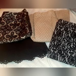 Set of 4 business casual skirts